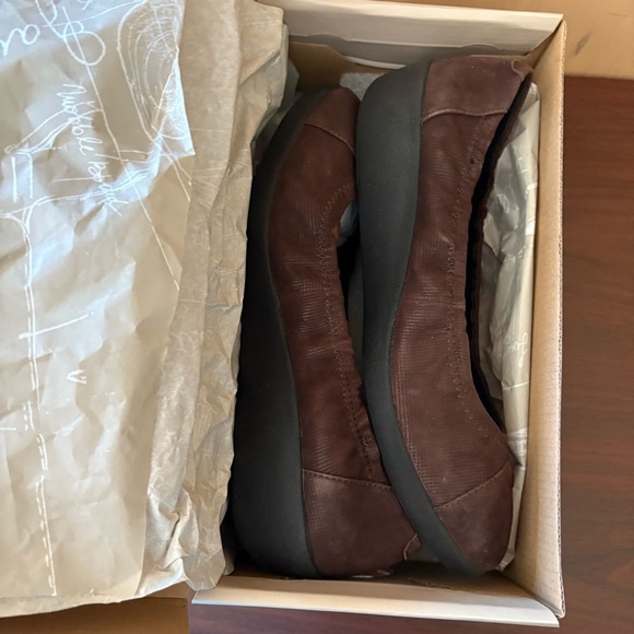 Fitflop F-Pop Opul BallerinaChocolate Women's Flats Sz.9 - Picture 5 of 6